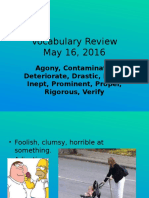 vocabulary review 5-16-16