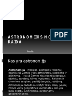 Astronomijos Mokslo Raida