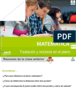  Traslación y Vectores en El Plano 2016 Guia