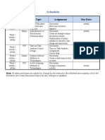 Blended Schedule Kmcdonald