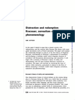 Kracauer's theory of reality and representation in film