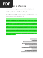 Epígrafes e Citações