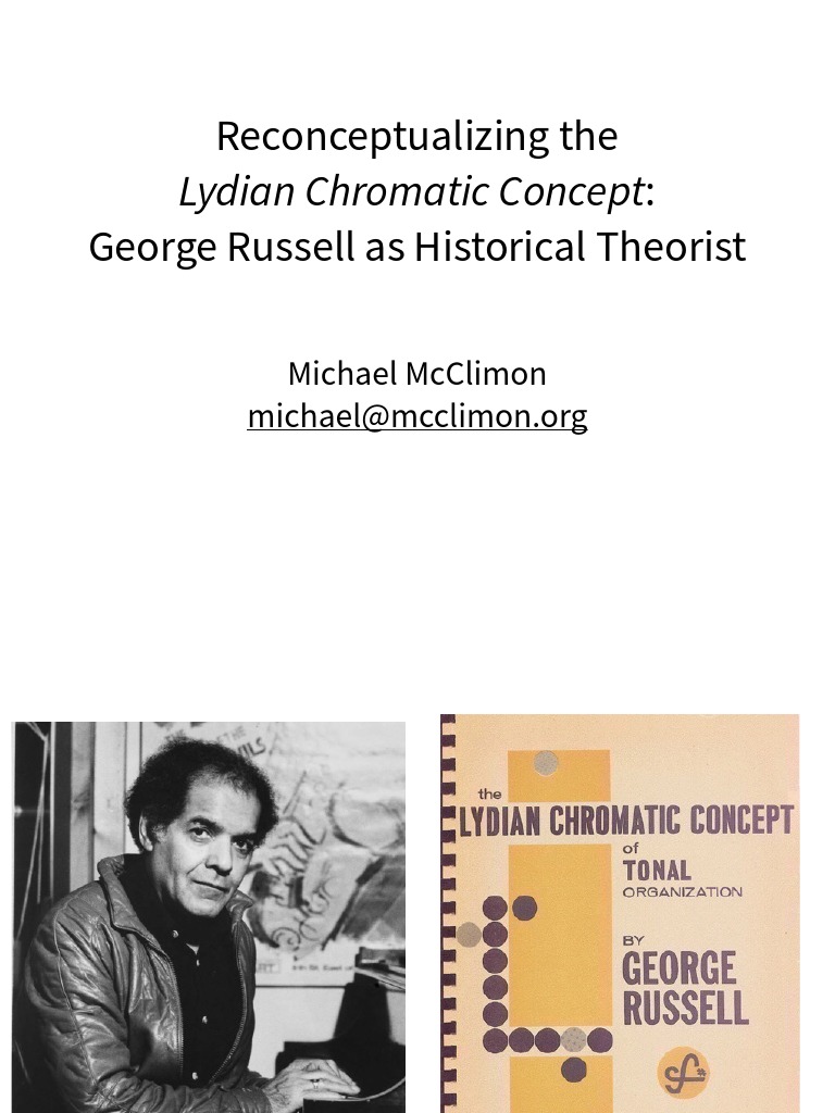 the lydian chromatic concept of tonal organization for improvisation