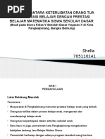Download PPT skripsi Hubungan antara keterlibatan orang tua dan motivasi belajar dengan prestasi belajar matematika siswa sekolah dasar by Jefry Boy Chandra SN312774830 doc pdf