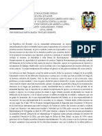 DPO Violencia Contra La Mujer, Ecuador.