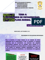 Tema 4. Mecanismos de Patogenicidad y Flora Normal PDF