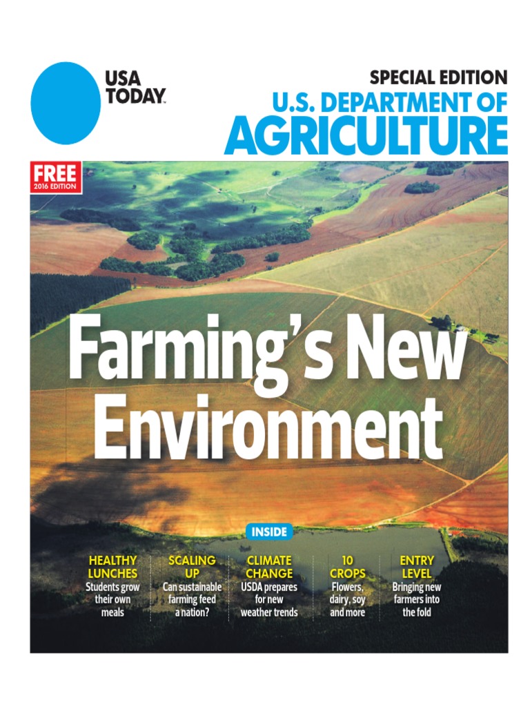 USA Today USDA Special Edition Mergers And Acquisitions Monsanto