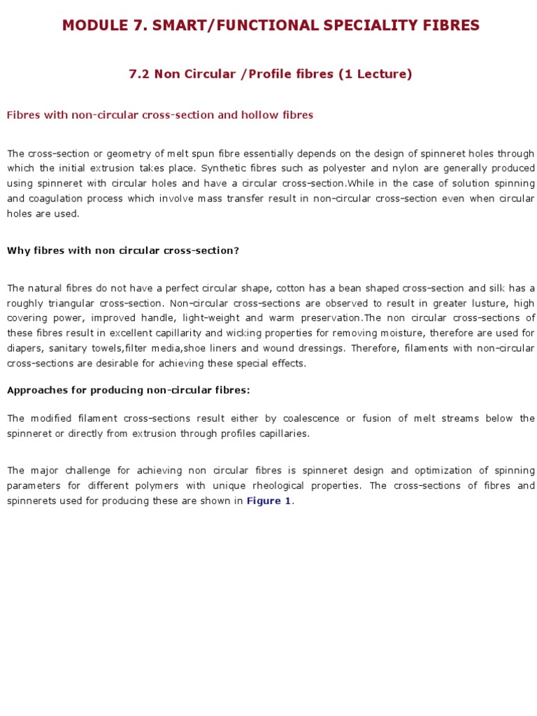 NPTEL - Textile Engineering - High Performance and Specialty Fibres ...