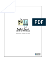 Tabled Edit Manual