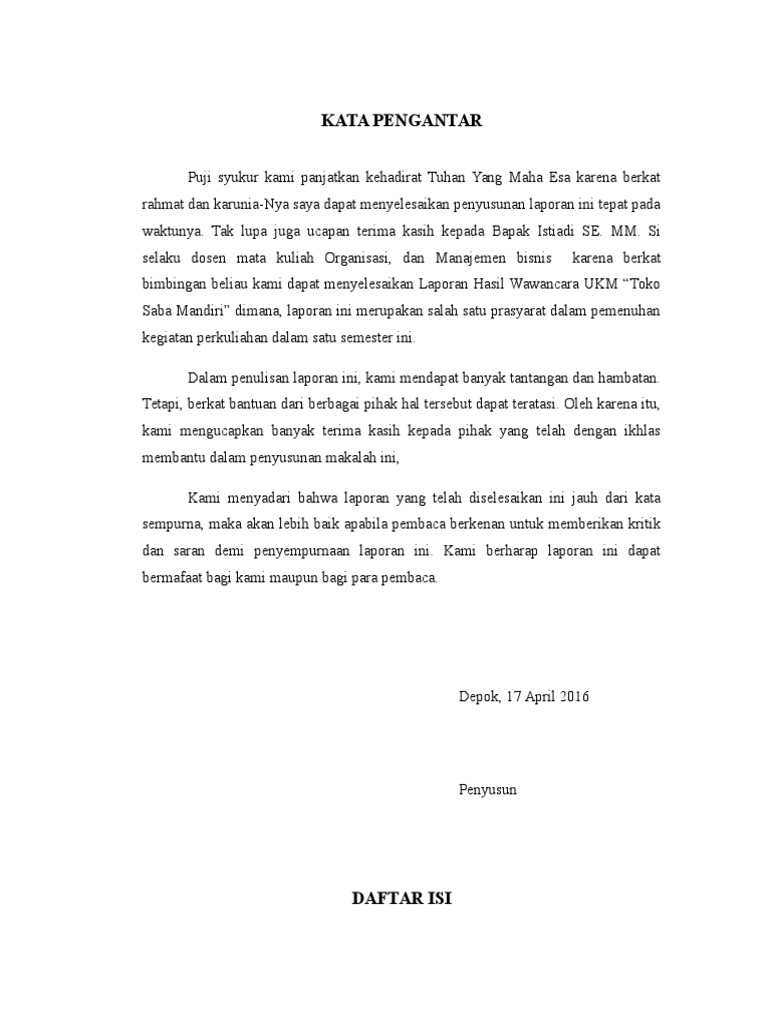 Makalah Omb Wawancara