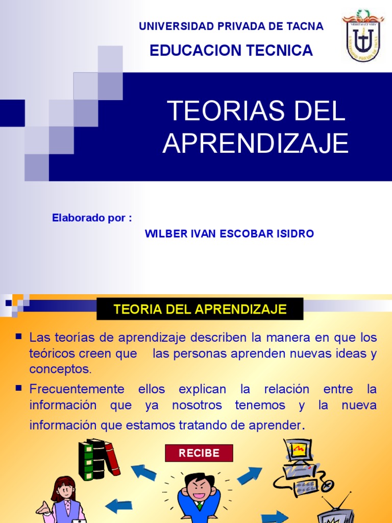 Teorías del Aprendizaje: Enfoques Clave | PDF | Teoría | Aprendizaje