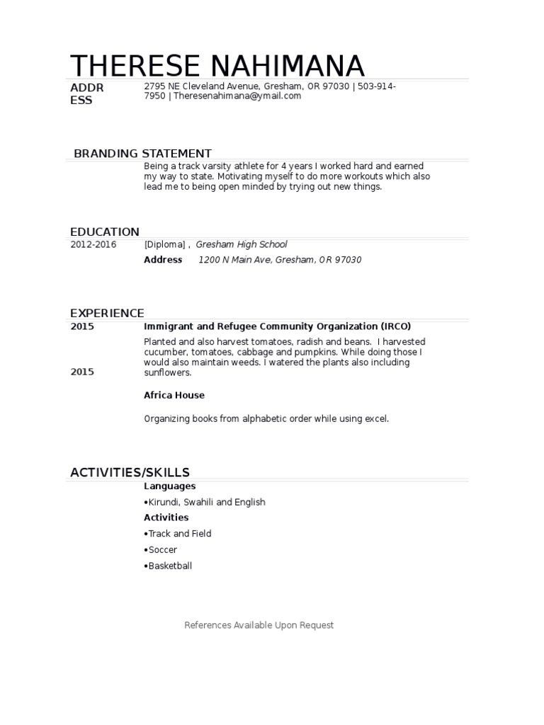 Final Resume | PDF