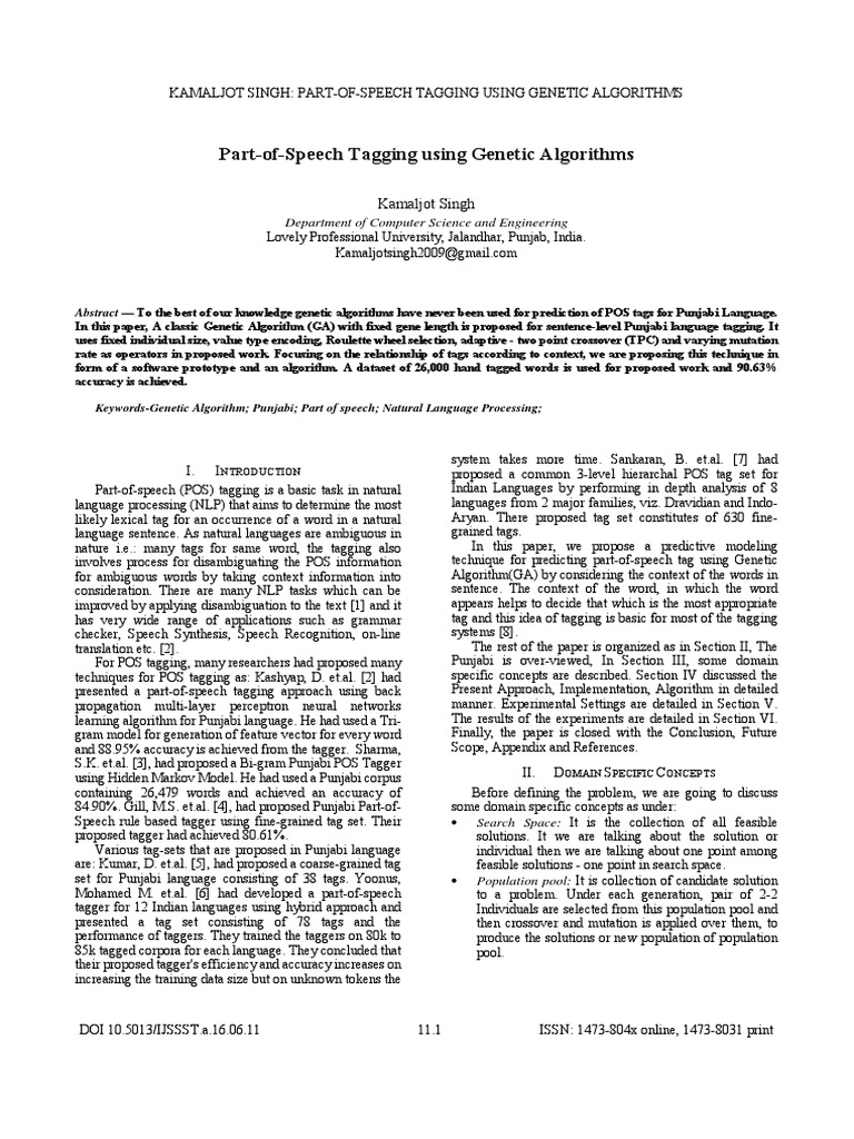 Phd thesis genetic algorithms
