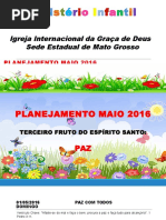 Planejamento Maio 2016