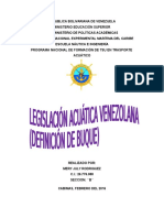 Definicion de Un Buque Segun La Legislacion Acuatica Venezolana.