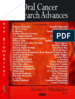 11460.oral Cancer Research Advances by Alexios P. Nikolakakos