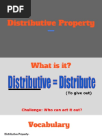 Distributive Property