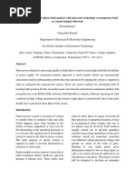 Review Paper On Three Phase Fault Analysis