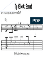 Hip Jazz Guitar Tip #6 by Az Samad: Cmaj7 Here'S A Jazzy Arpeggio Line You Can Use Over Cmaj7!