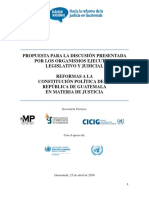 PROPUESTAS DE REFORMAS A LA CONSTITUCIÓN POLÍTICA DE LA REPÚBLICA DE GUATEMALA EN MATERIA DE JUSTICIA!