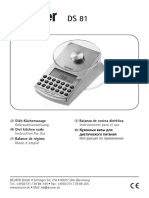 Manual Utilizare Cantar Bucatarie PDF