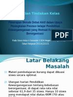 Presentasi PTK Debat Aktif