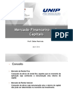 Mercado Financeiro e de Capitais Apresentac3a7c3a3o