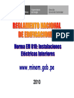 JUE 18 2 - EM 010 - RNE Instalaciones Eléctricas Interiores PDF