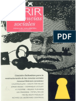 Abrir La Ciencias Sociales - Immanuel Wallerstein (Siglo XXI, 2006).pdf