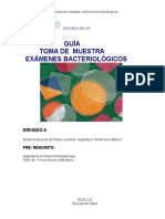 Toma de Examenes Bacteriológicos