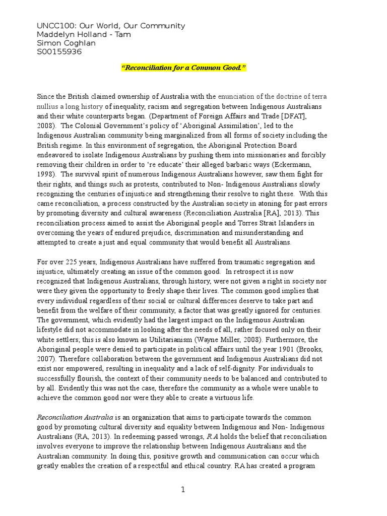 Assessment 2 | PDF | Indigenous Australians | Australia