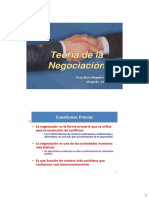 Teoría y Estrategia de Negociación, Parte 1