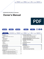 Denon Avr-S920W Manual