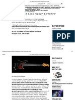 Active Jazz Bass Pickup & Preamp Roundup - Seymour Duncan
