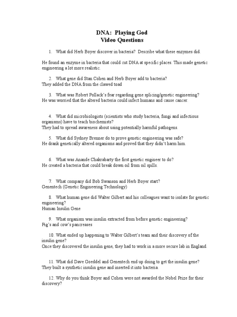 Section 13 2 Recombinant Dna Technology Worksheet Answers
