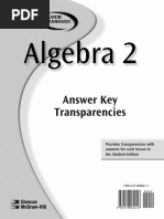 Algebra 2 Answer Key PDF