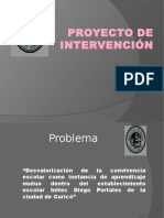 Proyecto de Intervención Social