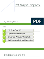 Sharing Drive Test Analysis Training 21 Feb PDF