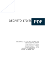 Analisis Decreto 170 L