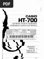Download Casio HT-700 Owners Manual by The Lyon SN31284222 doc pdf