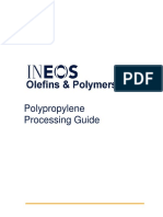 Ineos - Polypropylene Processing Guide