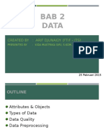 Bab 2 Data: Created By: Arif Djunaidy (Ftif - Its)