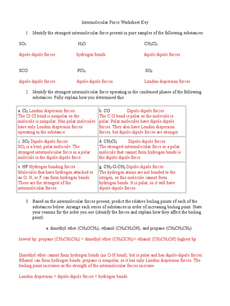 115-intermolecular-force-worksheet-key-pdf-chemical-polarity-intermolecular-force