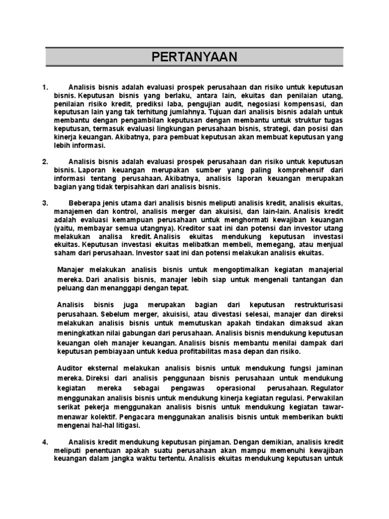 Jawaban Indonesia Chapter 1