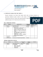 Goal Setting Format For Faculty Member - Ay : Skyline University College