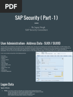 SAP Security (Part - 1)