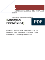 Dinamica Economca y Calculo Integral Final R