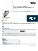 Feed-Through Terminal Block - UHV 95-AS/AS - 2130020: Key Commercial Data