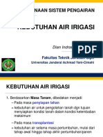 Kuliah 3 Kebutuhan Air Irigasi