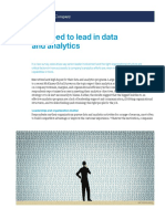 The Need To Lead in Data and Analytics